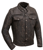 Load image into Gallery viewer, Brown Leather Jacket
