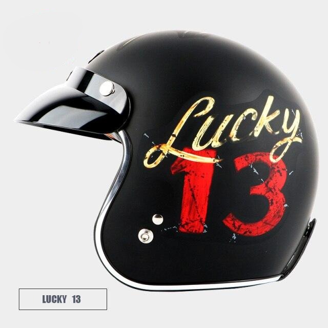 Lucky 13 Open Face Helmet