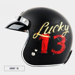 Load image into Gallery viewer, Lucky 13 Open Face Helmet
