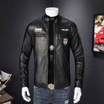 Load image into Gallery viewer, Mens Leather Faux Jacket
