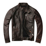 Load image into Gallery viewer, Vintage genuine leather Jacket
