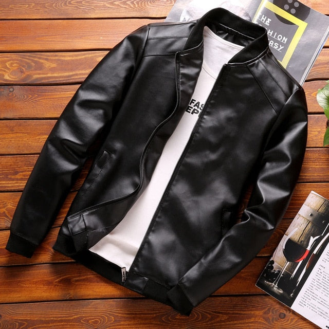 Leather Jackets Classic Slim Fit