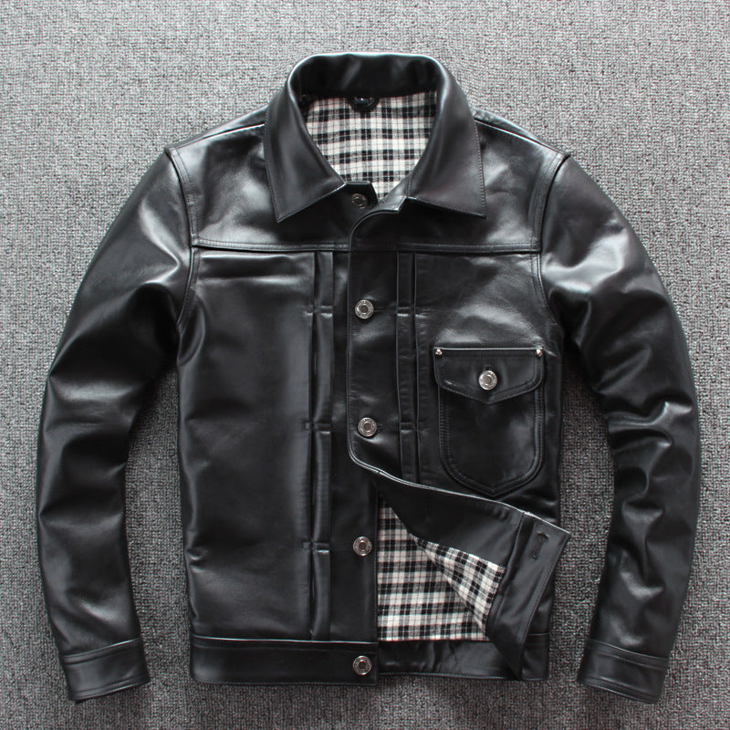 Classic Leather Riding Jacket