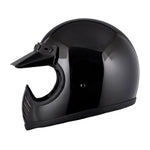 Load image into Gallery viewer, Black Vintage Full Face Helmet
