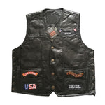Load image into Gallery viewer, Genuine Leather Retro Vest
